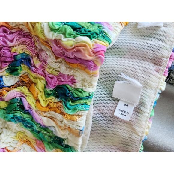 ASTR the Label Multicolor Textured Knit Bodycon Mini Dress | Size M - Picture 5 of 7